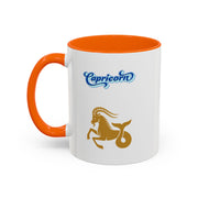 'Capricorn' Zodiac Accent Coffee Mug