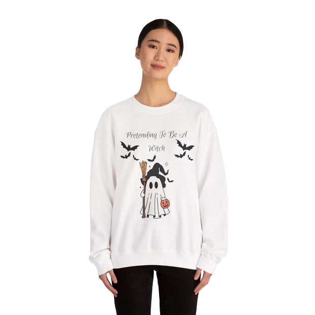 'Pretending To Be A Witch' Unisex Crewneck Sweatshirt
