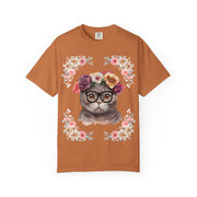 Geeky Goddess Dark Gray Cat Unisex T-Shirt