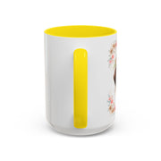 Geeky Goddess Saint Bernard Accent Coffee Mug
