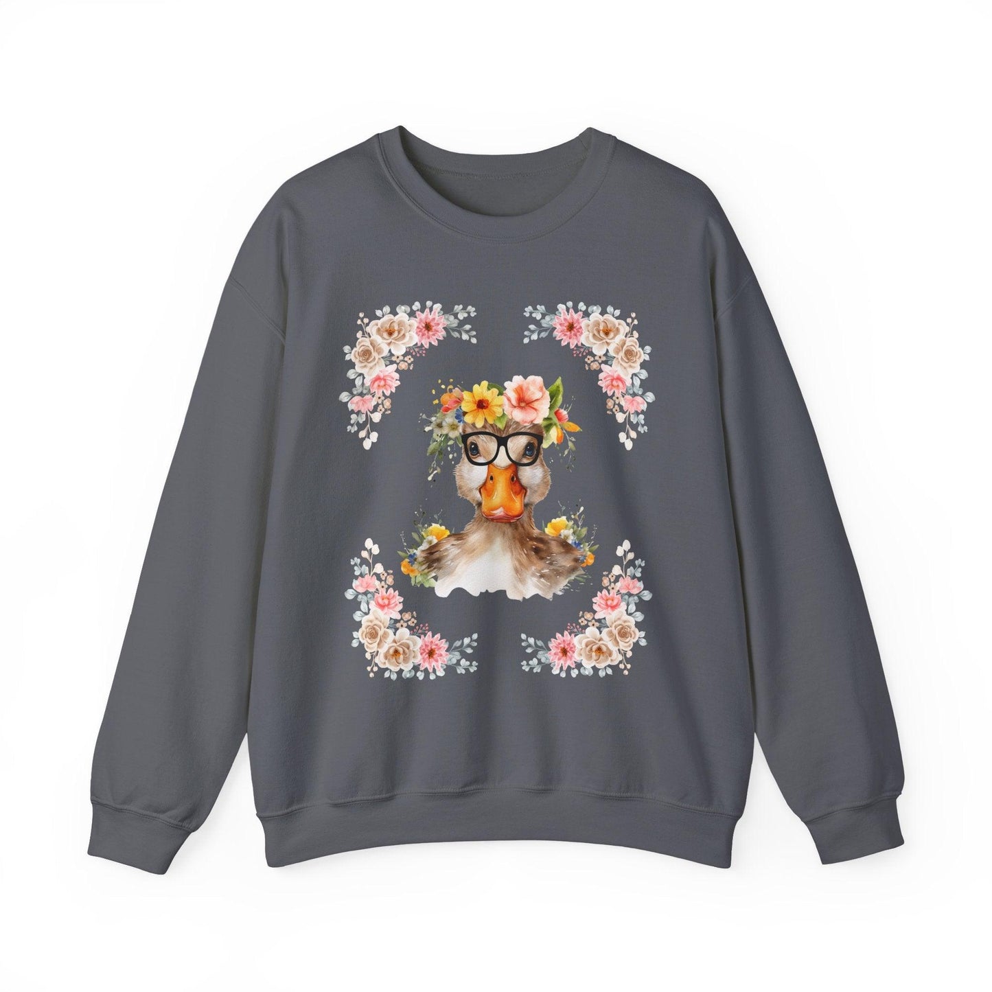Geeky Goddess Duck Unisex Crewneck Sweatshirt