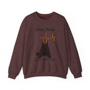 'Witch, Please. Too Much Magical To Handle' Wizard Unisex Crewneck Sweatshirt