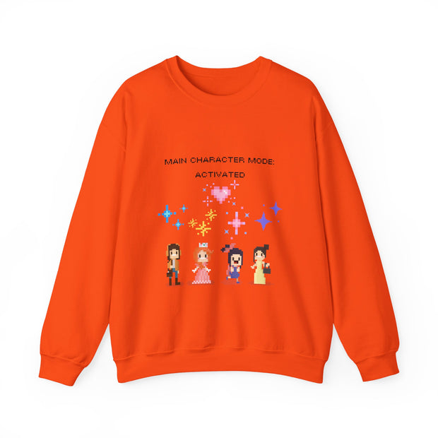 'Main Character Mode Activated' Unisex Crewneck Sweatshirt