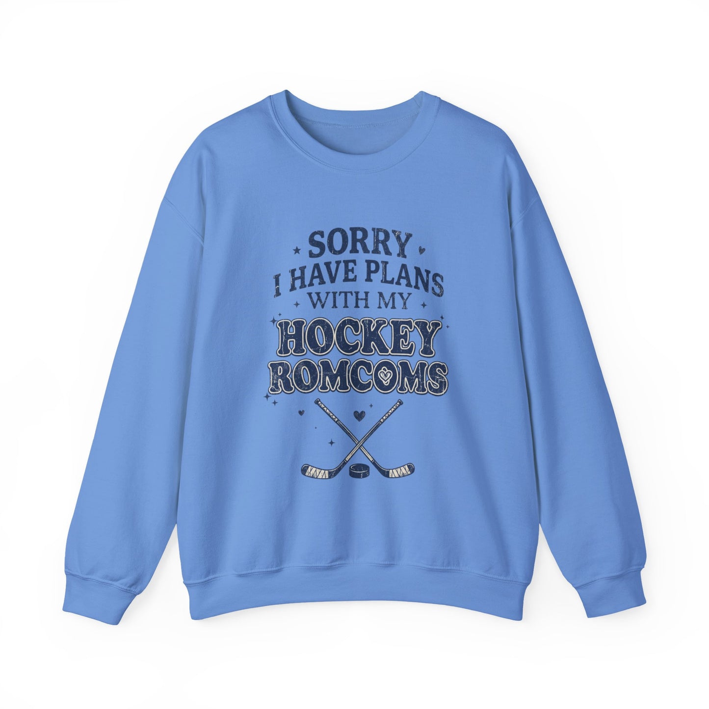 Sorry I Have Plans With My Hockey Romcoms Shirt, Hockey Romance Booktok Sweatshirt, Sports Romance Reader Tee