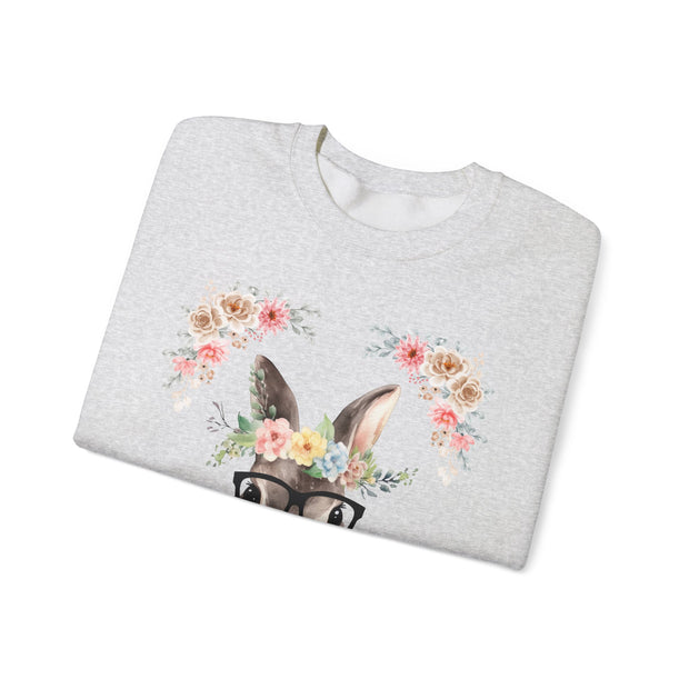 Geeky Goddess Bunny Unisex Crewneck Sweatshirt