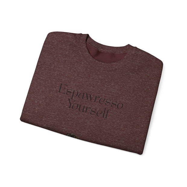 'Espawresso Yourself' Dachshund Unisex Crewneck Sweatshirt