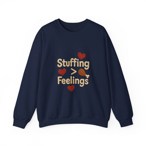 Stuffing Over Feelings Crewneck Sweatshirt | Funny Funny Thanksgiving Sweatshirt | Unisex Cozy Apparel | Holiday Gift for Foodies, [...]