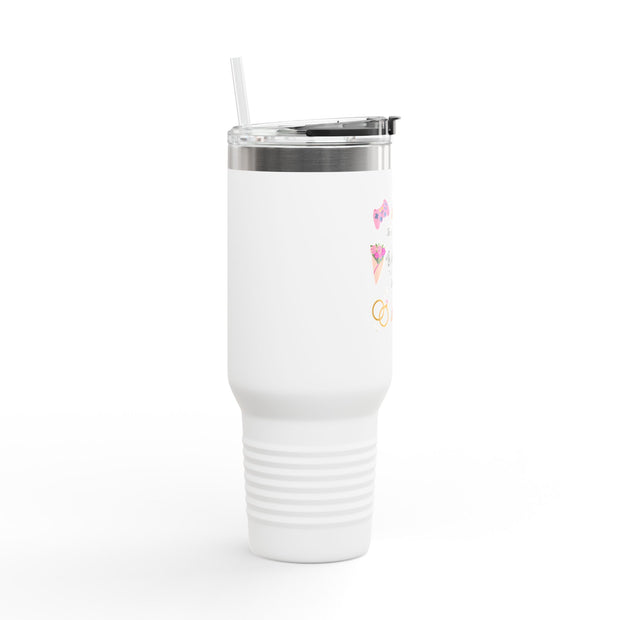 'Side Quest: Bridesmaid Duties' Insulated Travel Mug, 40oz