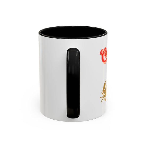 'Cancer' Zodiac Accent Coffee Mug