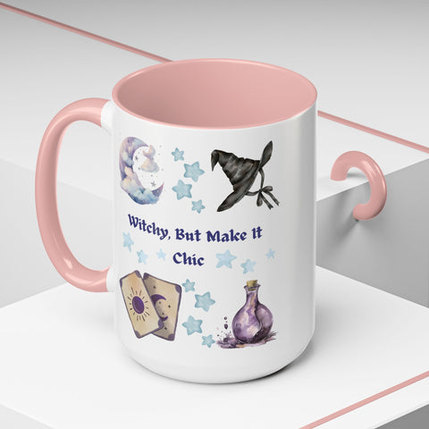 'Witchy, But Make It Cute' Accent Coffee Mug