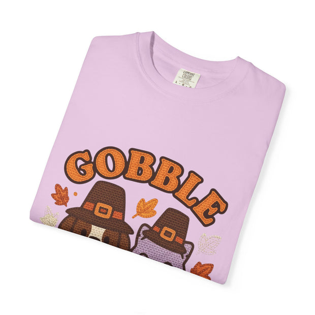Thanksgiving Gobble Squad T-shirt, Unisex Tee for Pet Lovers, Fall Apparel, Thanksgiving Celebration, Cute Animal Shirt, Seasonal Gift