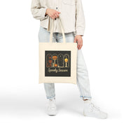 Spooky Season Doberman Cotton Canvas Tote Bag