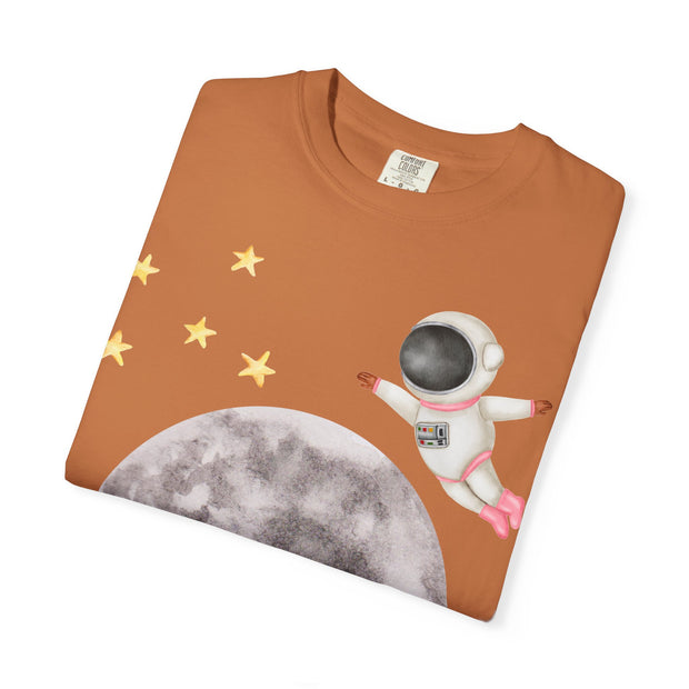 Astronaut Flying To The Moon Unisex T-Shirt