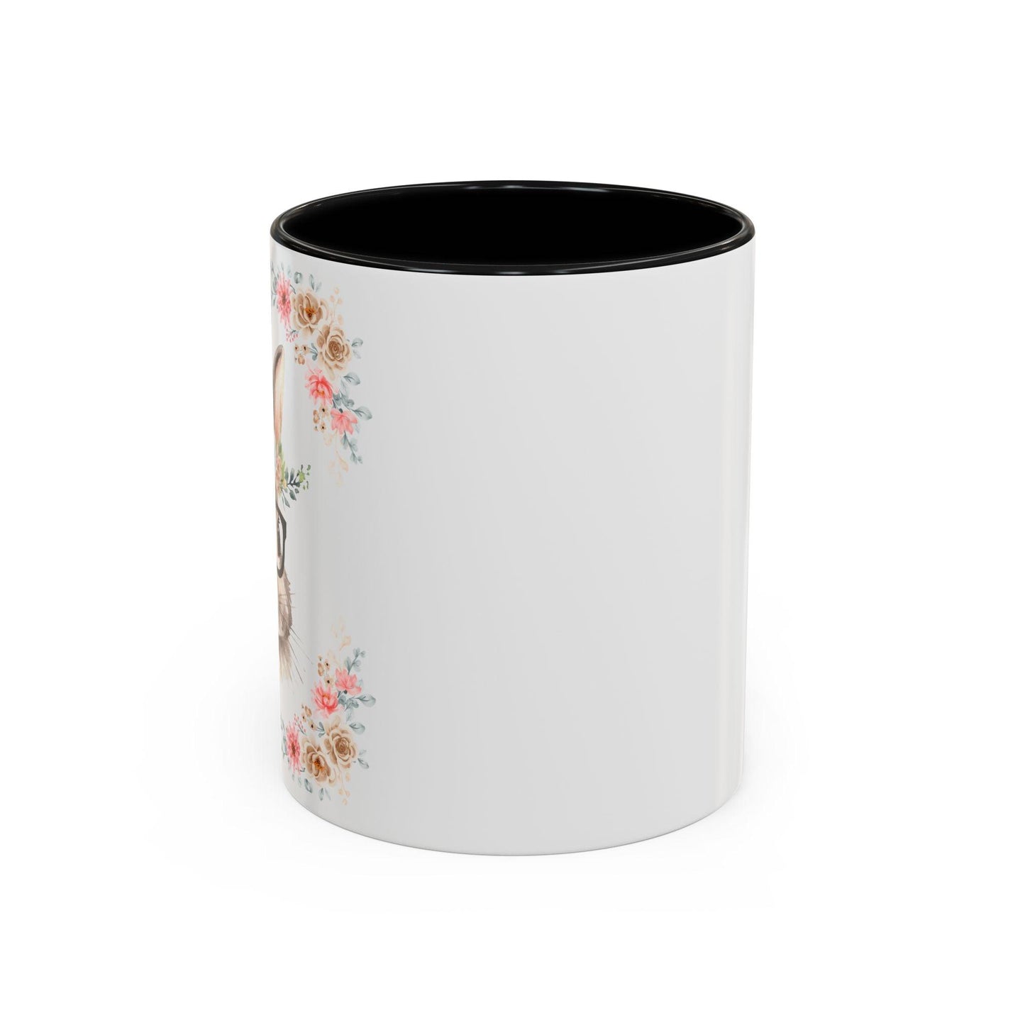 Geeky Goddess Bunny Accent Coffee Mug