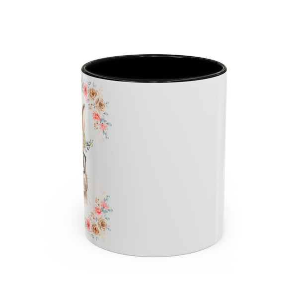 Geeky Goddess Bunny Accent Coffee Mug