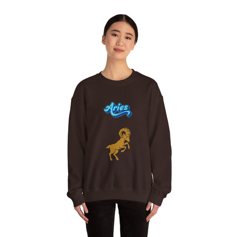 'Aries' Zodiac Unisex Crewneck Sweatshirt