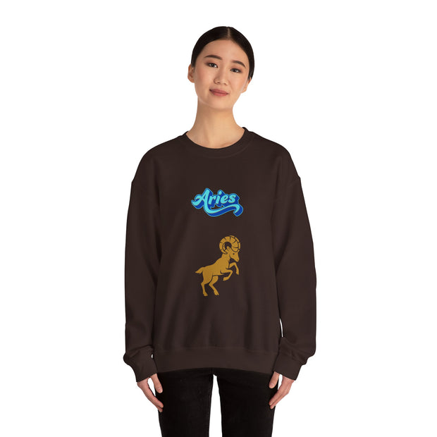 'Aries' Zodiac Unisex Crewneck Sweatshirt