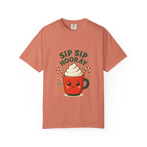 'Sip Sip Hooray' Holiday Unisex T-shirt