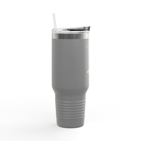 'Espawresso Yourself' Golden Retriever Insulated Travel Mug, 40oz