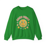 Good Vibes Crewneck Sweatshirt, Cozy Unisex Sweatshirt, Happy Apparel Gift, Positive Energy Fashion, Comfortable Casual Wear, Trendy [...]