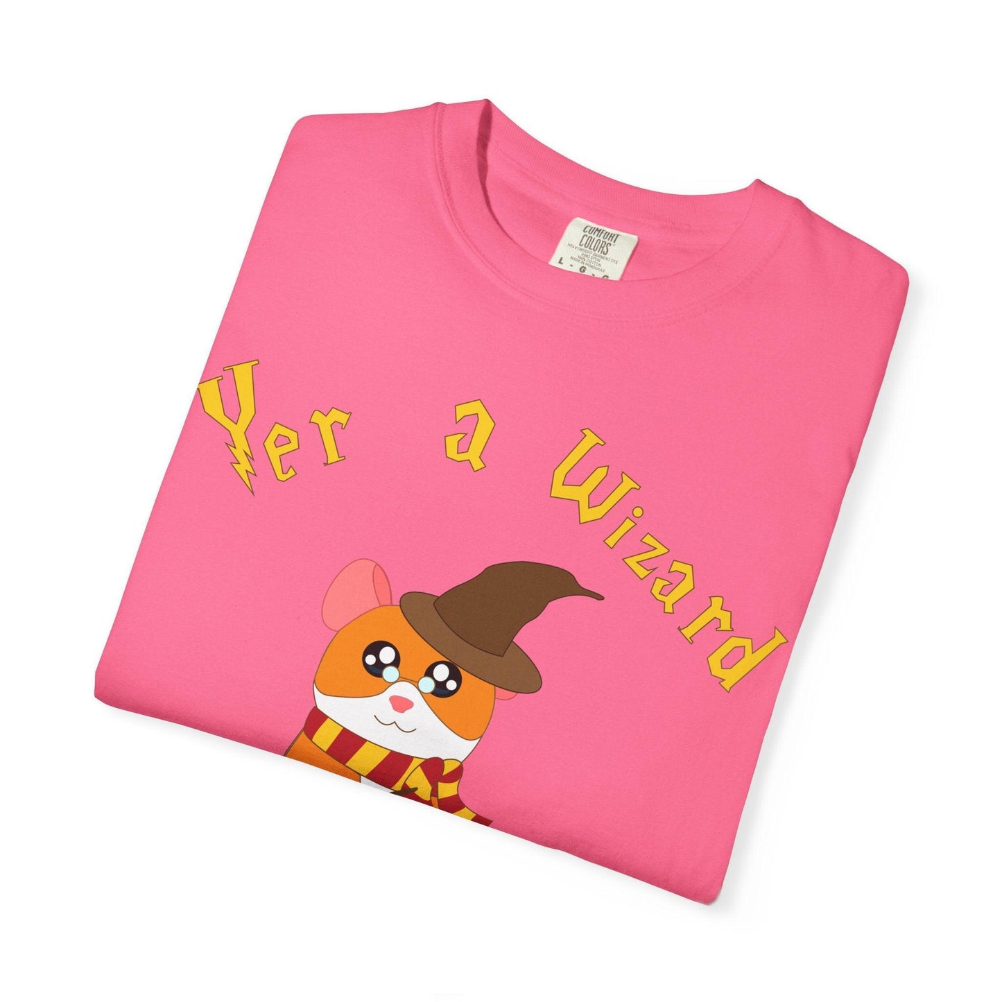 Hammy Wizard Hamster T-Shirt | Cute Spellcaster Illustration