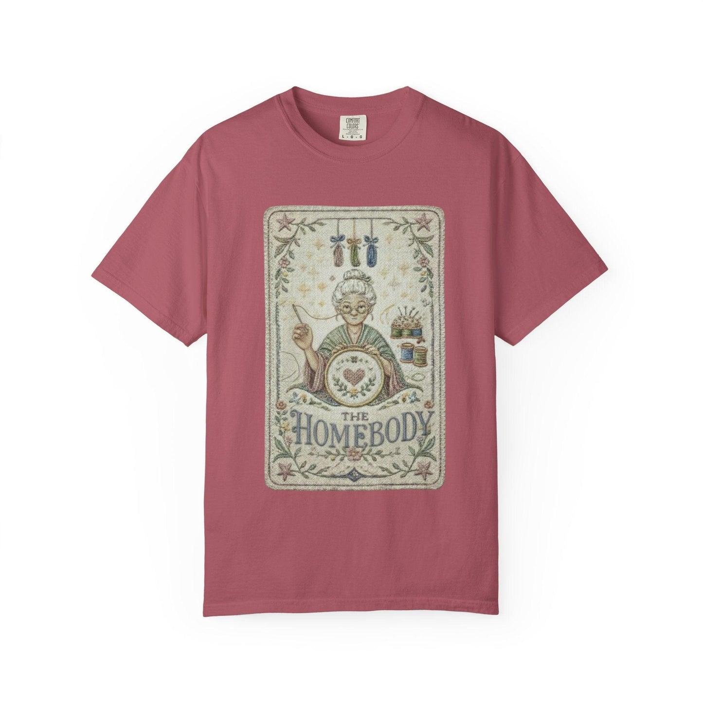 The Homebody Illustration T-shirt | Cozy Vintage Home Cooking Design