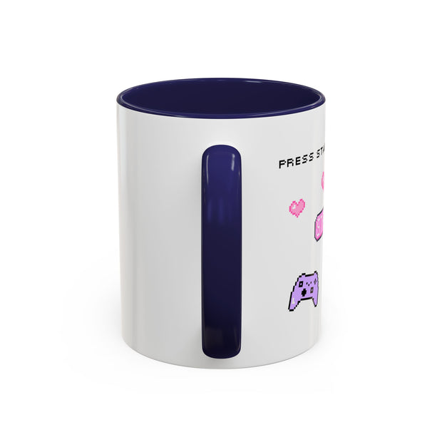 'Press Start To Slay' Accent Coffee Mug