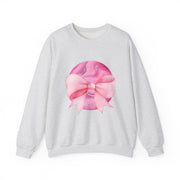 Pink Planet Wrapped In A Bow Unisex Crewneck Sweatshirt