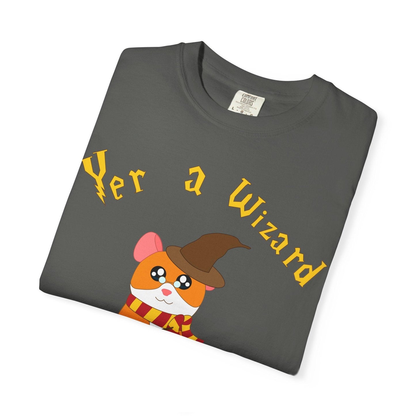 Hammy Wizard Hamster T-Shirt | Cute Spellcaster Illustration