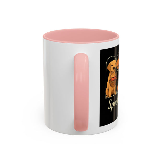 Spooky Season Golden Retriever Accent Coffee Mug