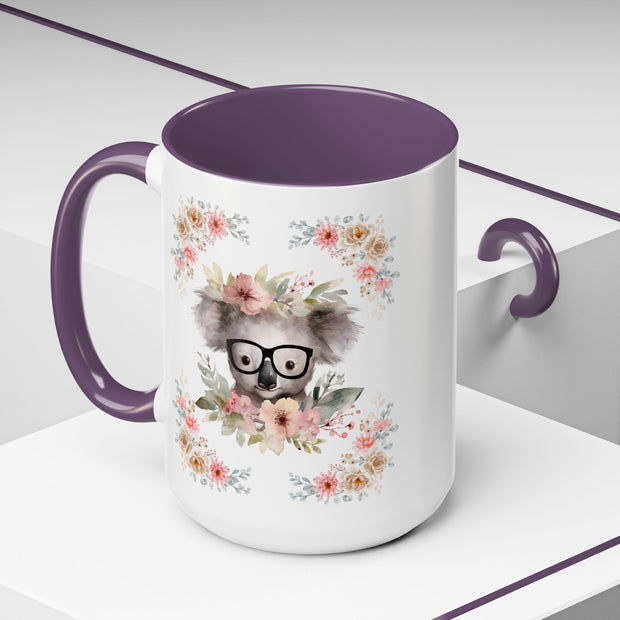 Geeky Goddess Koala Accent Coffee Mug