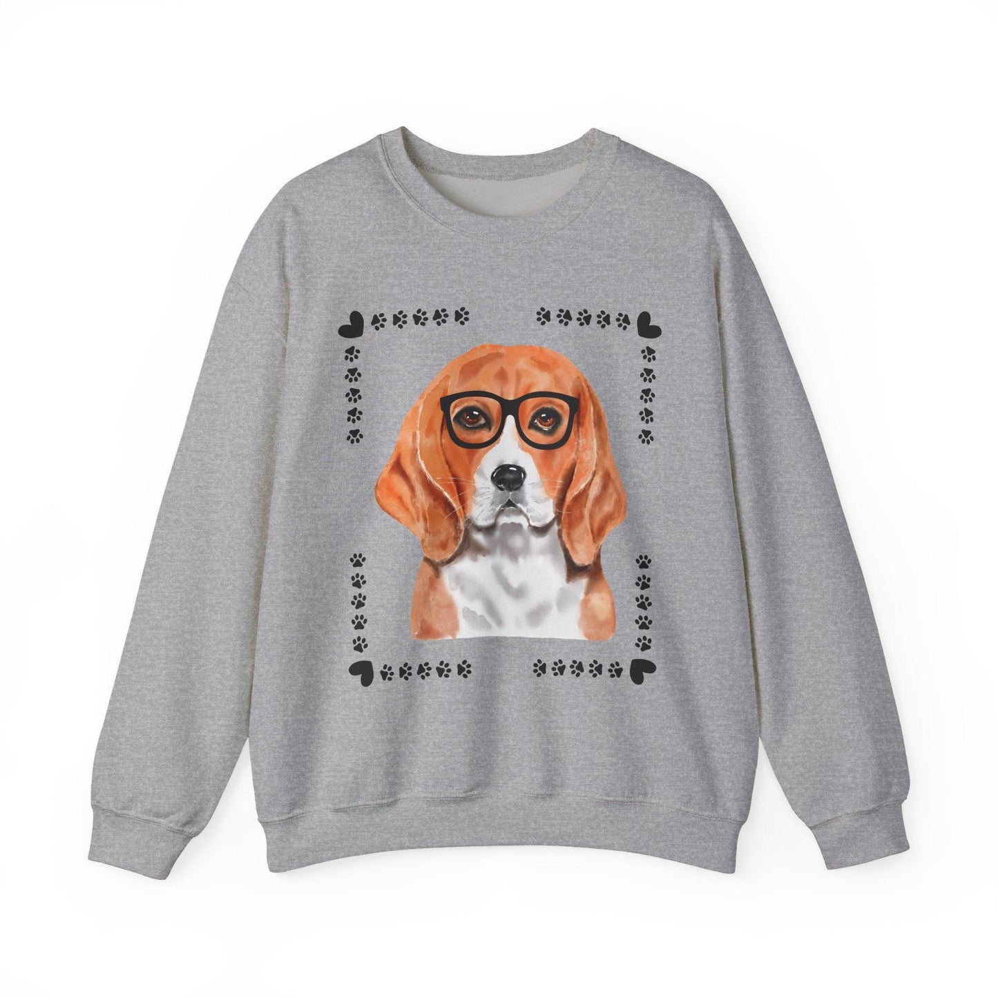 Geeky Good Beagle Unisex Crewneck Sweatshirt