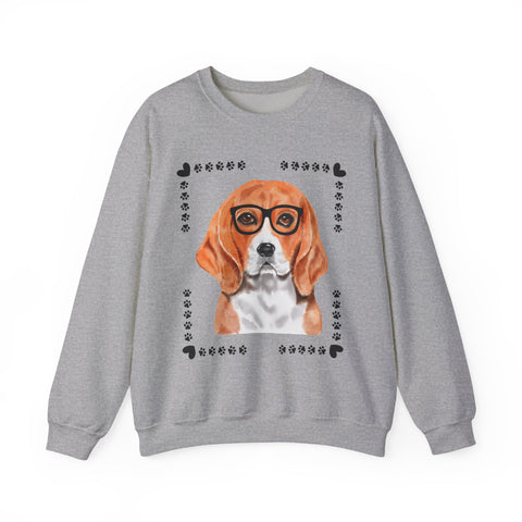 Geeky Good Beagle Unisex Crewneck Sweatshirt
