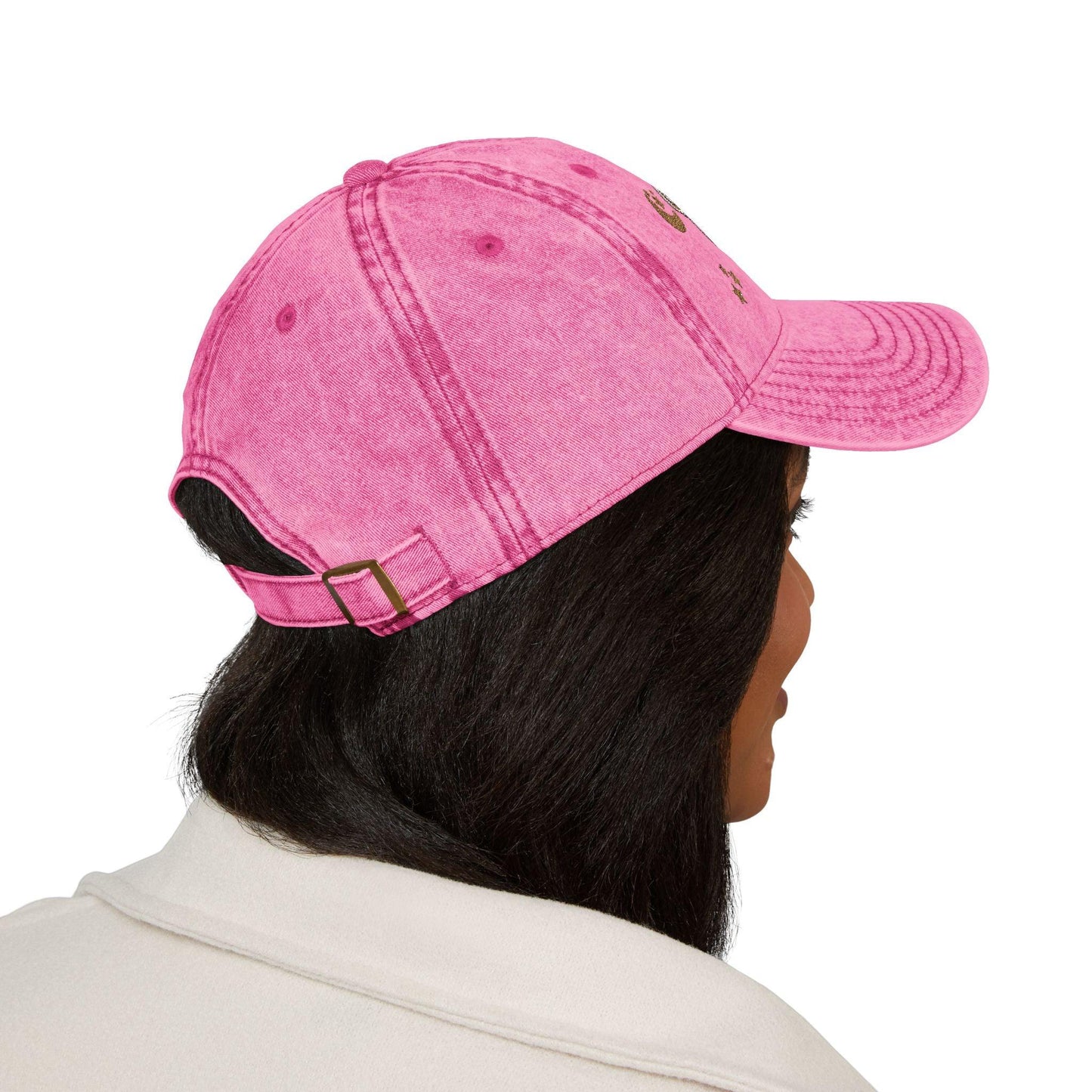 'Cancer' Vintage Embroidered Cap