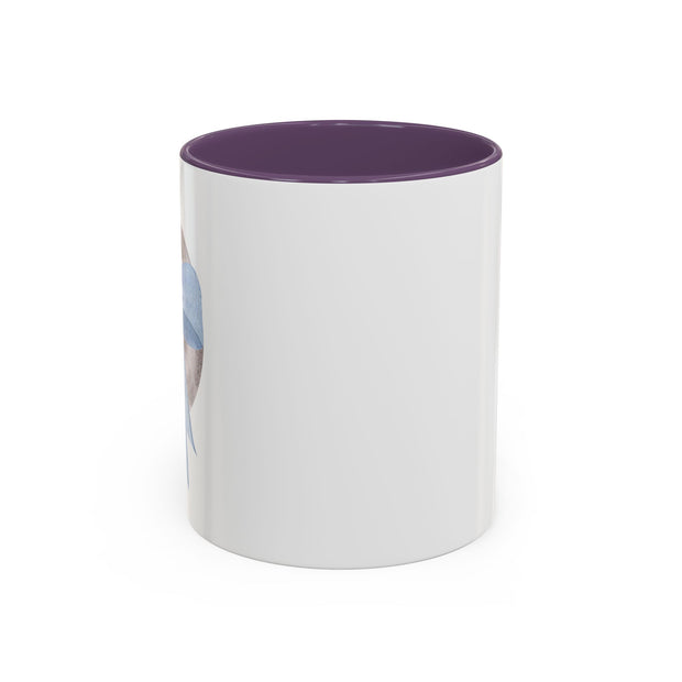 Moon Wrapped In A Bow Accent Coffee Mug
