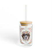 Geeky Goddess Saint Bernard Sipper Glass