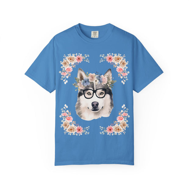 Geeky Goddess Siberian Husky Unisex T-Shirt