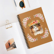 Geeky Goddess Guinea Pig Spiral Notebook