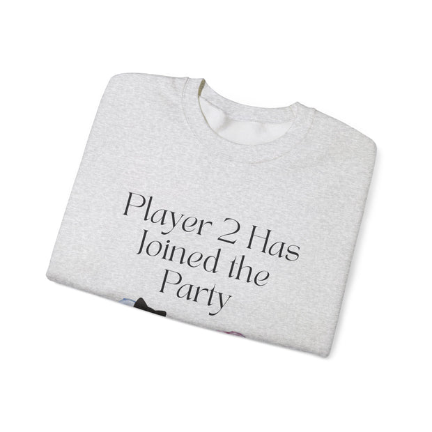 'Player 2 Has Joined The Party' 'Est. 2026' Unisex Crewneck Sweatshirt