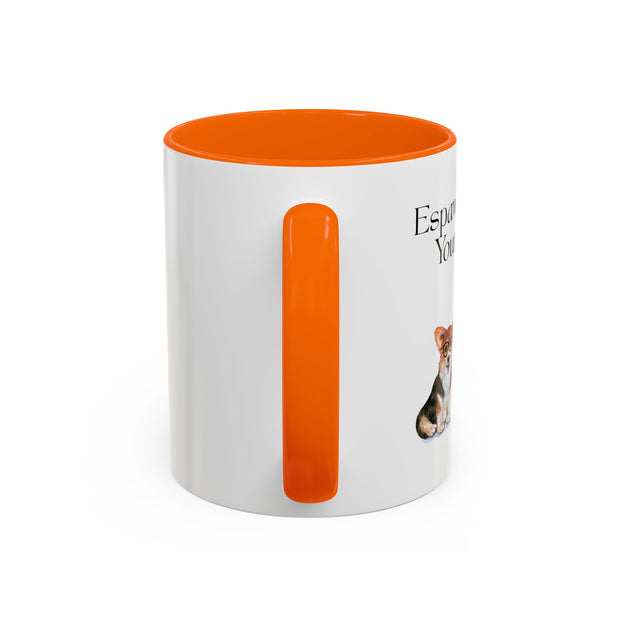 'Espawresso Yourself' Corgi Accent Coffee Mug