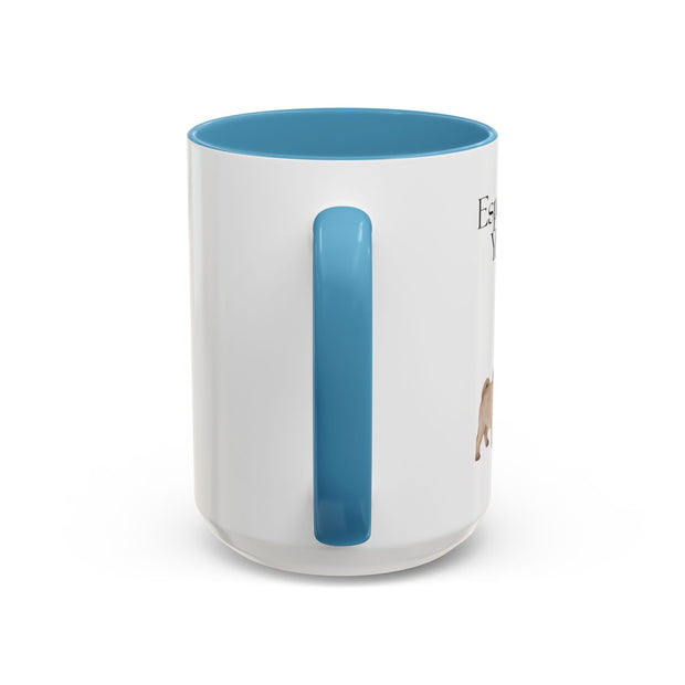 'Espawresso Yourself' Pug Accent Coffee Mug