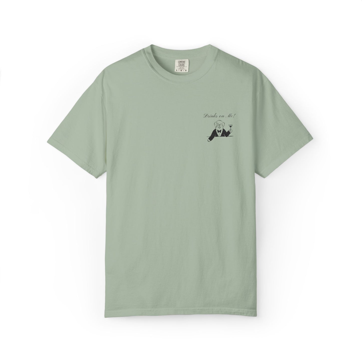 Drinks On Me Wedding Shirt, Funny Dog Bride Tee, Cocktail Hour Bridal Shirt, Cute Puppy Wedding Tee, Bachelorette Shirt