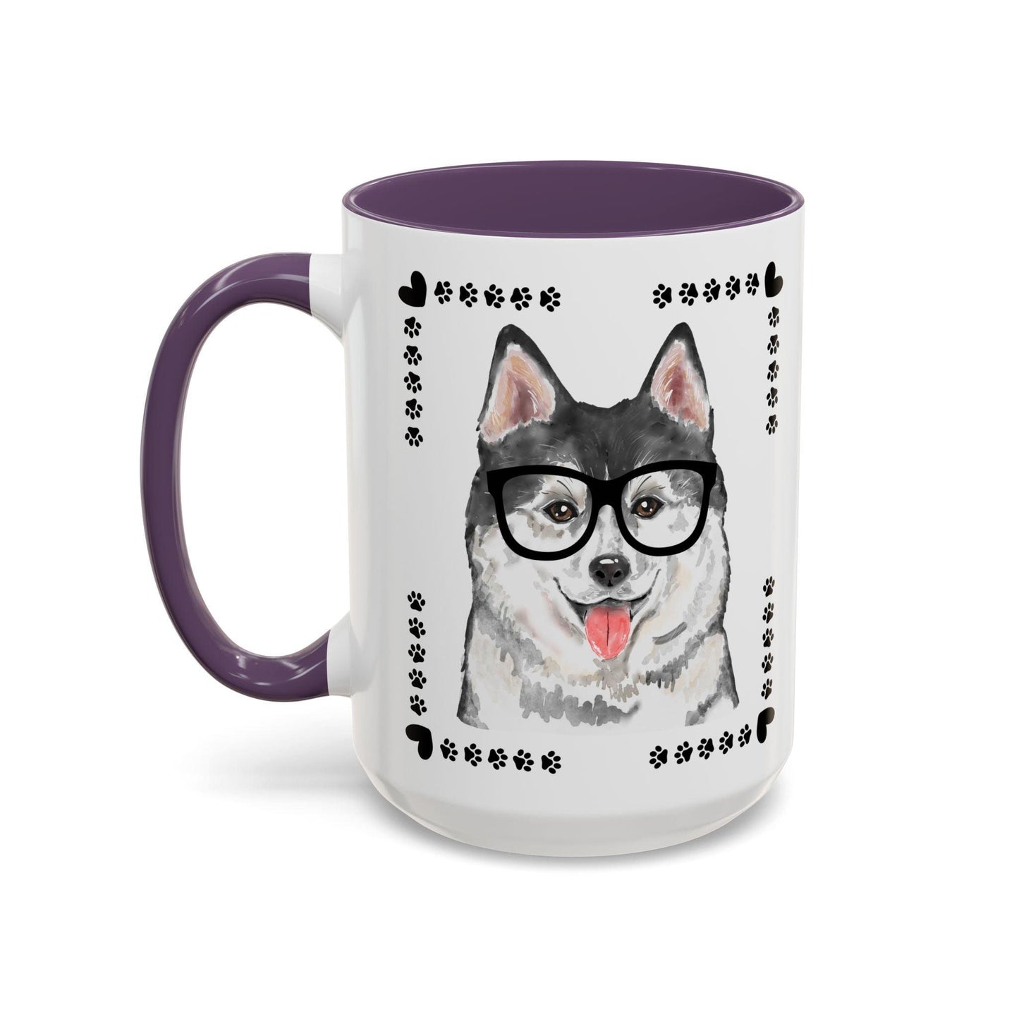 Geeky Good Siberian Husky Accent Coffee Mug