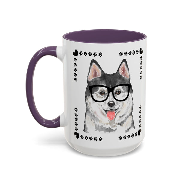 Geeky Good Siberian Husky Accent Coffee Mug