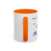 'Press Start To Slay' Accent Coffee Mug