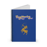 'Sagittarius' Zodiac Spiral Notebook