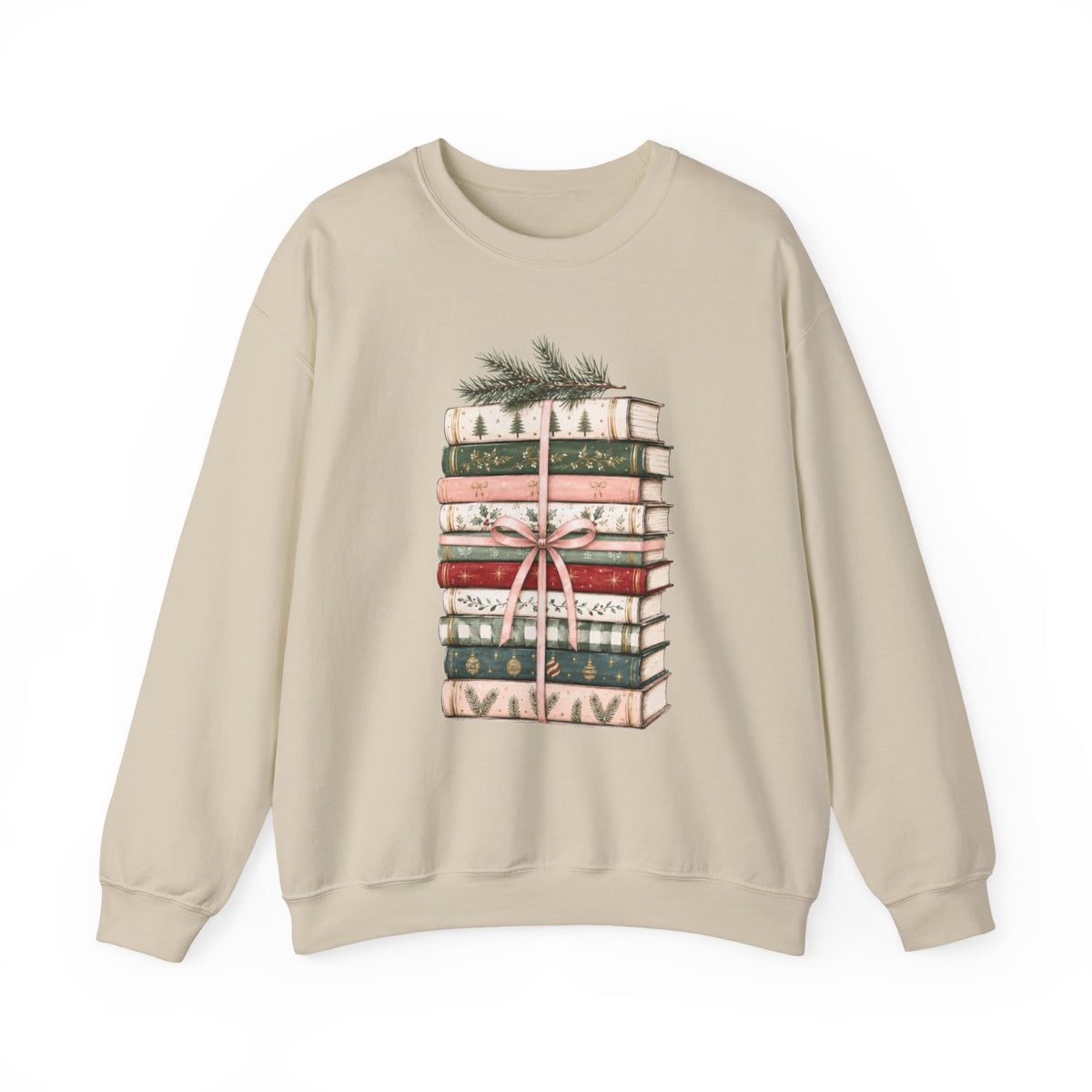 Bookish Christmas Sweatshirt, Christmas Book Lover Crewneck, Cozy Reader Sweater, BookTok Holiday Shirt, Reader Christmas Gift