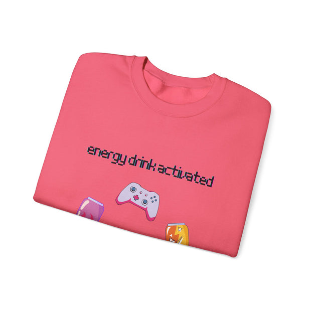 'Energy Drink Activated' Unisex Crewneck Sweatshirt
