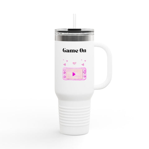 'Game On' Insulated Travel Mug, 40oz