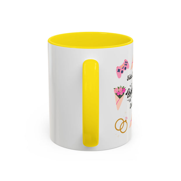 'Side Quest: Bridesmaid Duties' Accent Coffee Mug